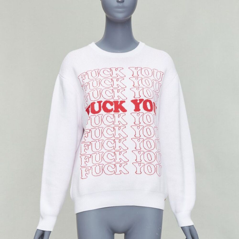Supreme Hysteric Glamour Slogan Sweater